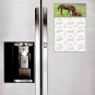 2025 Magnetic Calendar - Calendar Magnets - Today is My Lucky Day - Horses Themed 019 (5.25 x 8)