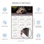 2025 Magnetic Calendar - Calendar Magnets - Today is My Lucky Day - Dogs Themed 02 (7 x 10.5)