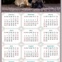 2025 Magnetic Calendar - Calendar Magnets - Today is My Lucky Day - Dogs Themed 02 (5.25 x 8)