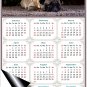 2025 Magnetic Calendar - Calendar Magnets - Today is My Lucky Day - Dogs Themed 02 (5.25 x 8)