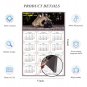 2025 Magnetic Calendar - Calendar Magnets - Today is My Lucky Day - Dogs Themed 02 (5.25 x 8)