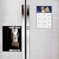 2025 Magnetic Calendar - Calendar Magnets - Today is My Lucky Day - Dogs Themed 07 (7 x 10.5)