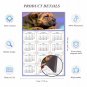 2025 Magnetic Calendar - Calendar Magnets - Today is My Lucky Day - Dogs Themed 012 (7 x 10.5)