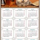 2025 Magnetic Calendar - Calendar Magnets - Today is My Lucky Day - Dogs Themed 019 (7 x 10.5)