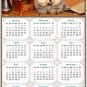 2025 Magnetic Calendar - Calendar Magnets - Today is My Lucky Day - Dogs Themed 019 (7 x 10.5)