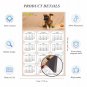 2025 Magnetic Calendar - Calendar Magnets - Today is My Lucky Day - Dogs Themed 021 (7 x 10.5)