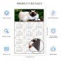 2025 Magnetic Calendar - Calendar Magnets - Today is My Lucky Day - Cat Themed 02 (7 x10.5)