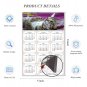 2025 Magnetic Calendar - Calendar Magnets - Today is My Lucky Day - Cat Themed 08 (5.25 x 8)