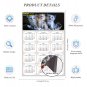 2025 Magnetic Calendar - Calendar Magnets - Today is My Lucky Day - Cat Themed 011 (7 x 10.5)