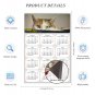 2025 Magnetic Calendar - Calendar Magnets - Today is My Lucky Day - Cat Themed 012 (7 x 10.5)