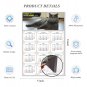 2025 Magnetic Calendar - Calendar Magnets - Today is My Lucky Day - Cat Themed 014 (5.25 x 8)