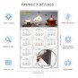 2025 Magnetic Calendar - Calendar Magnets - Today is my Lucky Day - Cat Themed 019 (7 x 10.5)
