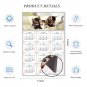 2025 Magnetic Calendar - Calendar Magnets - Today is My Lucky Day - Cat Themed 021 (5.25 x 8)