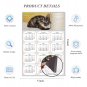 2025 Magnetic Calendar - Calendar Magnets - Today is my Lucky Day - Cat Themed 024 (5.25 x 8)