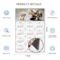 2025 Magnetic Calendar - Calendar Magnets - Today is my Lucky Day - Cat Themed 025 (5.25 x 8)