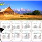 2025 Magnetic Calendar - Today is My Lucky Day - (Grand Tetons and Old barn)