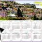 2025 Magnetic Calendar - Today is my Lucky Day - Italy - Taormina Cityscape
