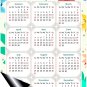 2025 Magnetic Calendar - Calendar Magnets - Today is my Lucky Day - Themed 02 (7 x 10.5)