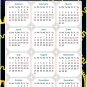 2025 Magnetic Calendar - Calendar Magnets - Today is my Lucky Day - Themed 05 (5.25 x 8)