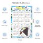 2025 Magnetic Calendar - Calendar Magnets - Today is my Lucky Day - Themed 013 (5.25 x 8)