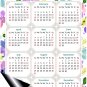 2025 Magnetic Calendar - Calendar Magnets - Today is my Lucky Day - Themed 015 (5.25 x 8)