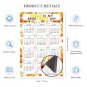 2025 Magnetic Calendar - Calendar Magnets - Today is my Lucky Day - Themed 021 (7 x 10.5)