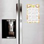 2025 Magnetic Calendar - Calendar Magnets - Today is my Lucky Day - Themed 021 (7 x 10.5)