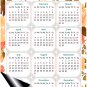 2025 Magnetic Calendar - Calendar Magnets - Today is my Lucky Day - Themed 022 (5.25 x 8)