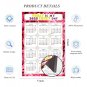 2025 Magnetic Calendar - Calendar Magnets - Today is my Lucky Day - Themed 028 (5.25 x 8)