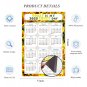 2025 Magnetic Calendar - Calendar Magnets - Today is my Lucky Day - Themed 030 (5.25 x 8)