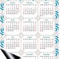 2025 Magnetic Calendar - Calendar Magnets - Today is my Lucky Day - Themed 033 (7 x 10.5)