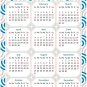 2025 Magnetic Calendar - Calendar Magnets - Today is my Lucky Day - Themed 036 (5.25 x 8)
