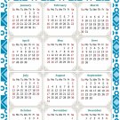 2025 Magnetic Calendar - Calendar Magnets - Today is my Lucky Day - Themed 037 (7 x 10.5)
