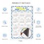 2025 Magnetic Calendar - Calendar Magnets - Today is my Lucky Day - Themed 038 (5.25 x 8)