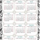 2025 Magnetic Calendar - Calendar Magnets - Today is my Lucky Day - Themed 040 (5.25 x 8)