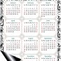 2025 Magnetic Calendar - Calendar Magnets - Today is my Lucky Day - Themed 040 (5.25 x 8)