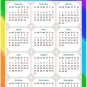 2025 Magnetic Calendar - Calendar Magnets - Today is my Lucky Day - Themed 043 (7 x 10.5)
