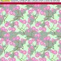 School Locker Magnetic Wallpaper - Pack of 12 Sheets - (Flowers) (vg 031)