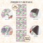 Magnetic Locker Wallpaper - Pack of 3 Sheets - (Flowers) (vg 031)