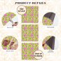 School Locker Magnetic Wallpaper - Pack of 12 Sheets - (Flowers) (vg 015)