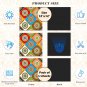 School Locker Magnetic Wallpaper - Pack of 12 Sheets - Geometric (vg 019)