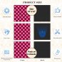 School Locker Magnetic Wallpaper - Pack of 3 Sheets - Polka Dot (vg 006)