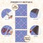 School Locker Magnetic Wallpaper - Pack of 3 Sheets - Geometric (vg 023)