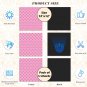 School Locker Magnetic Wallpaper - Pack of 3 Sheets - Geometric (vg 013)