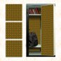 School Locker Magnetic Wallpaper - Pack of 3 Sheets - Geometric (vg 025)