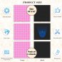 School Locker Magnetic Wallpaper - Pack of 3 Sheets - Geometric (vg 017)