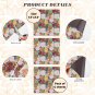 School Locker Magnetic Wallpaper - Pack of 3 Sheets - (Flowers) (vg 028)