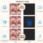 School Locker Magnetic Wallpaper - Pack of 3 Sheets - (Flowers) (vg 027)