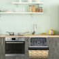 Dishwasher Magnet Cover - Reusable Magnetic Tiles Decal - Pack of 4 Tiles - V04