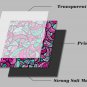 Dishwasher Magnet Cover - Reusable Magnetic Tiles Decal - Pack of 4 Tiles - V05